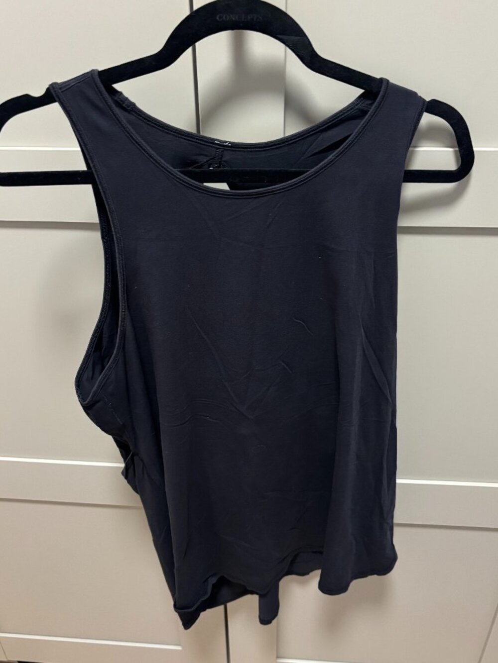Lululemon Cotton Tank with Open Back Detail